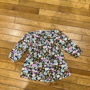Baby Girl’s Magnetic Me floral long sleeve dress
